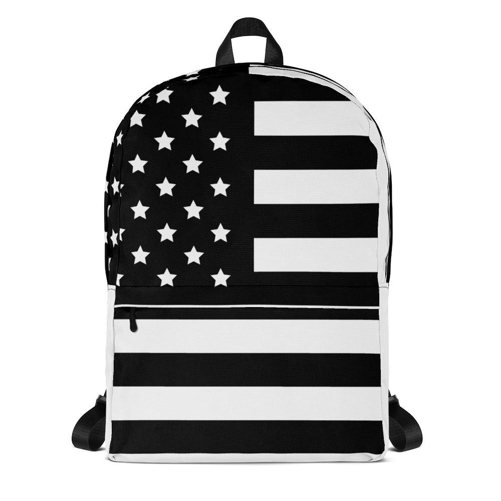 Camo Proud American Flag Backpack by FRENNY