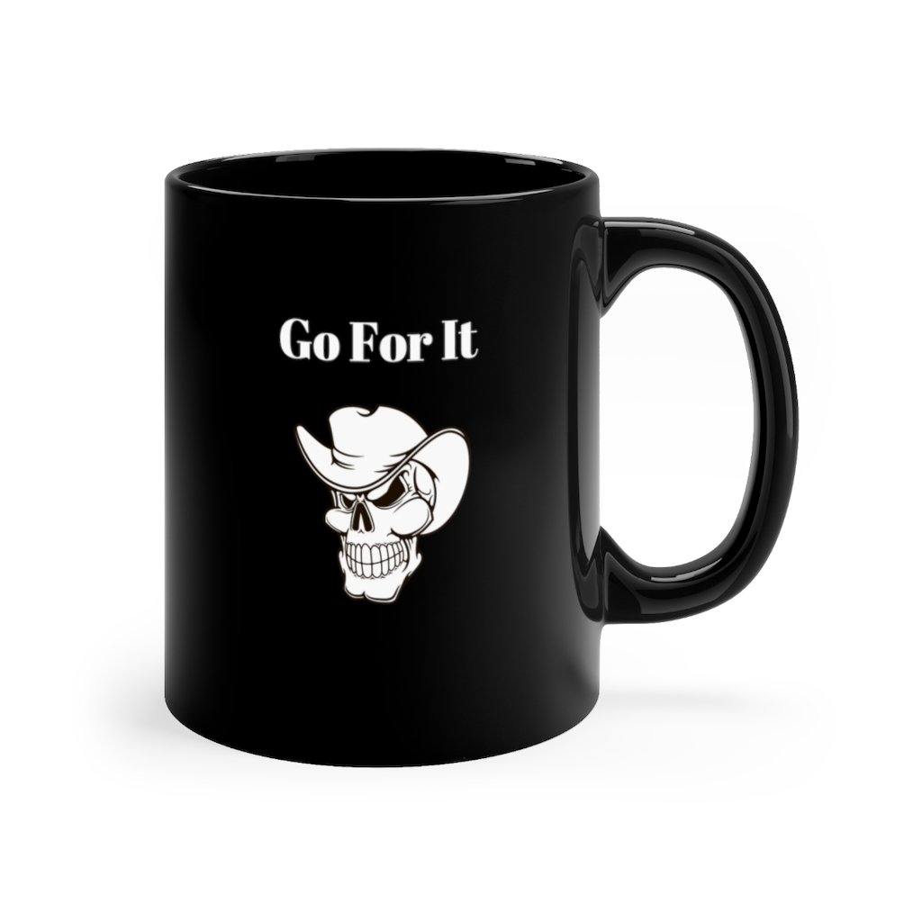 Go for It Black mug 11oz.