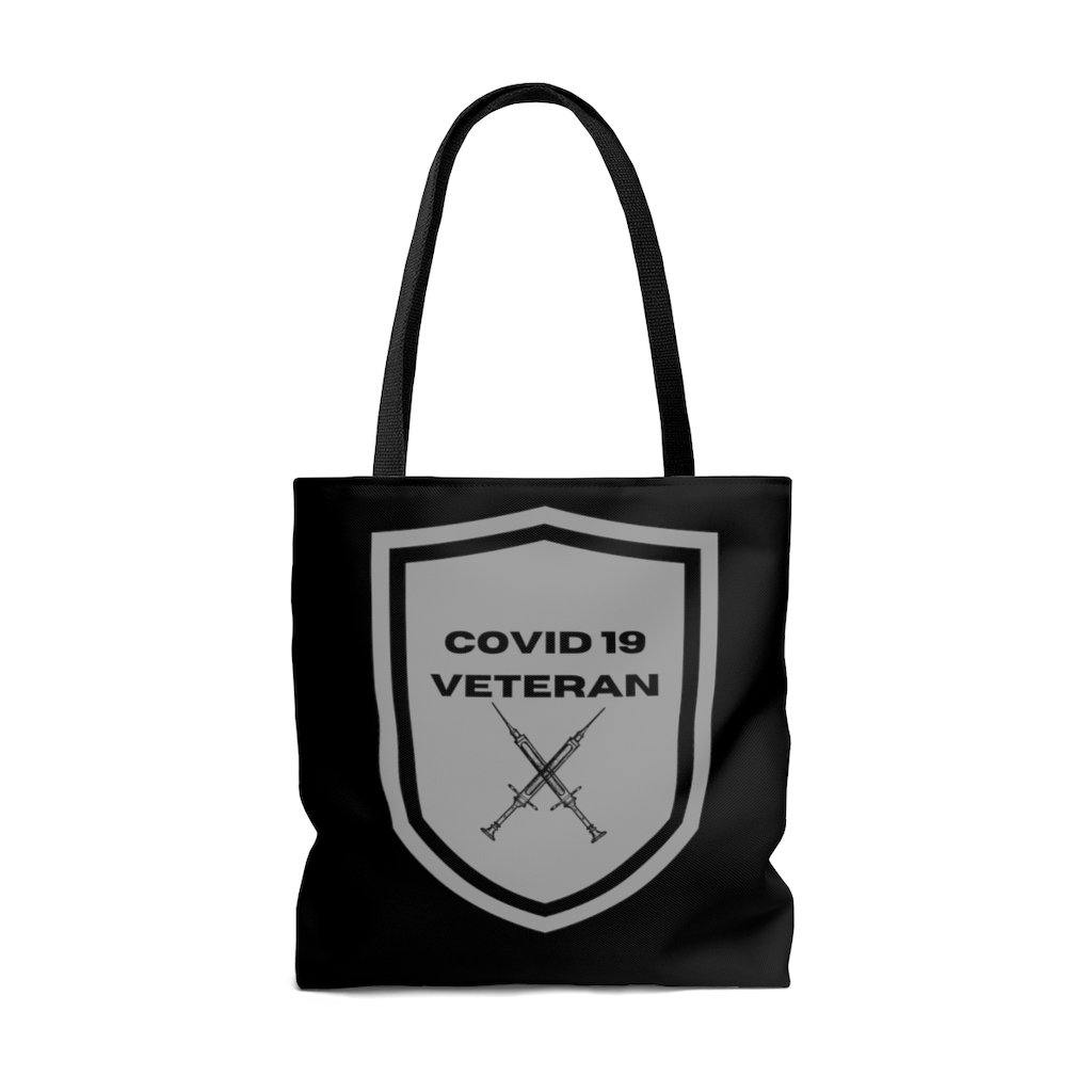 Covid 19 Veteran AOP Tote Bag.