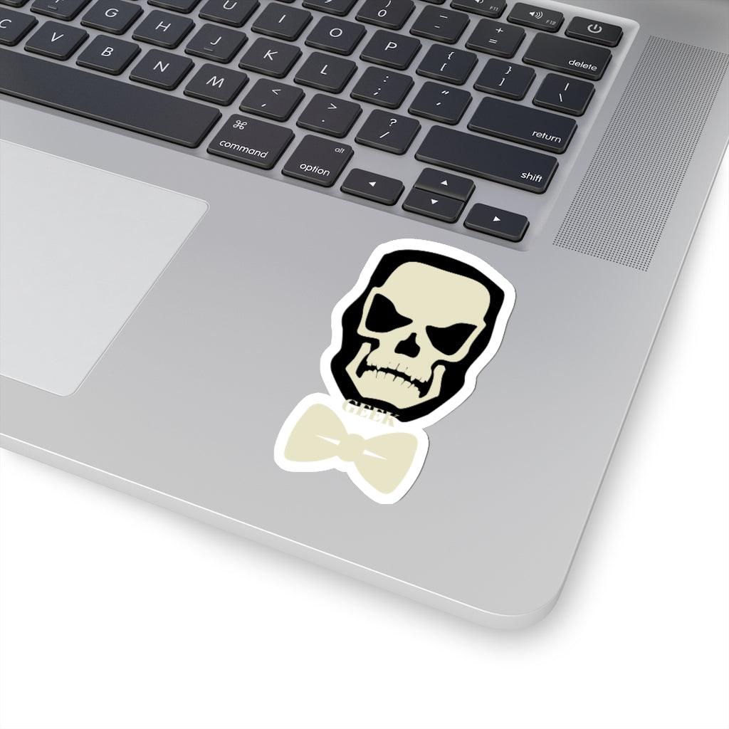 Skull Geek Kiss-Cut Stickers - Domino Zee