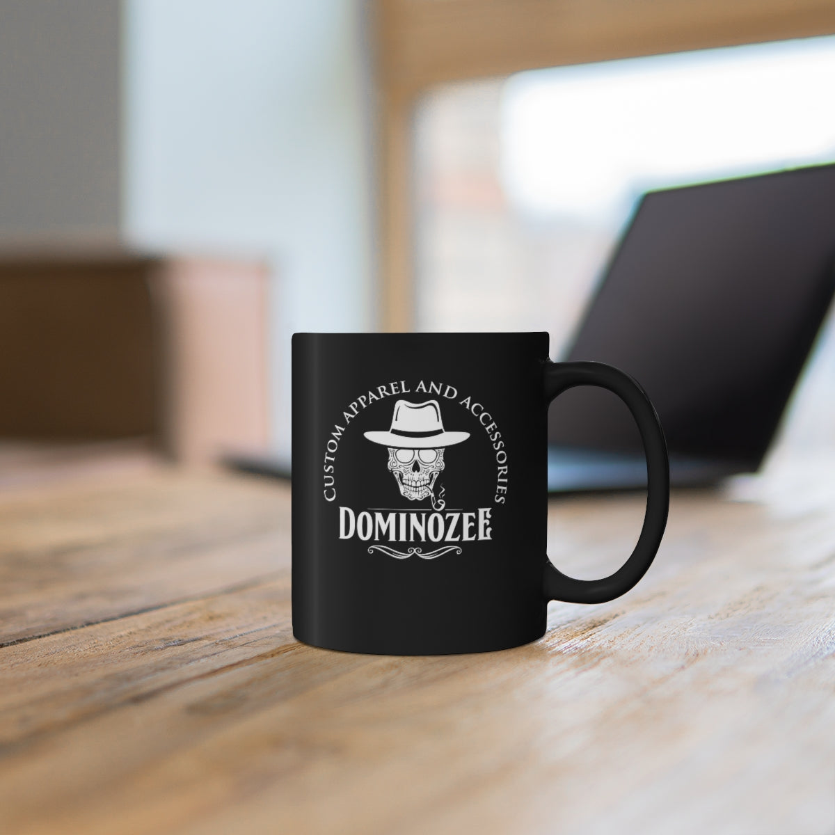 Domino Zee 11oz Black Mug