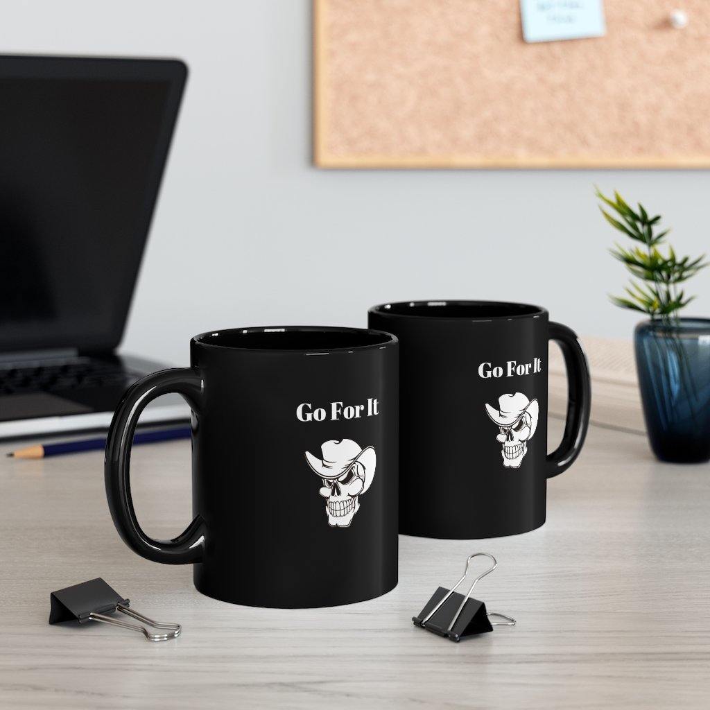 Go for It Black mug 11oz.