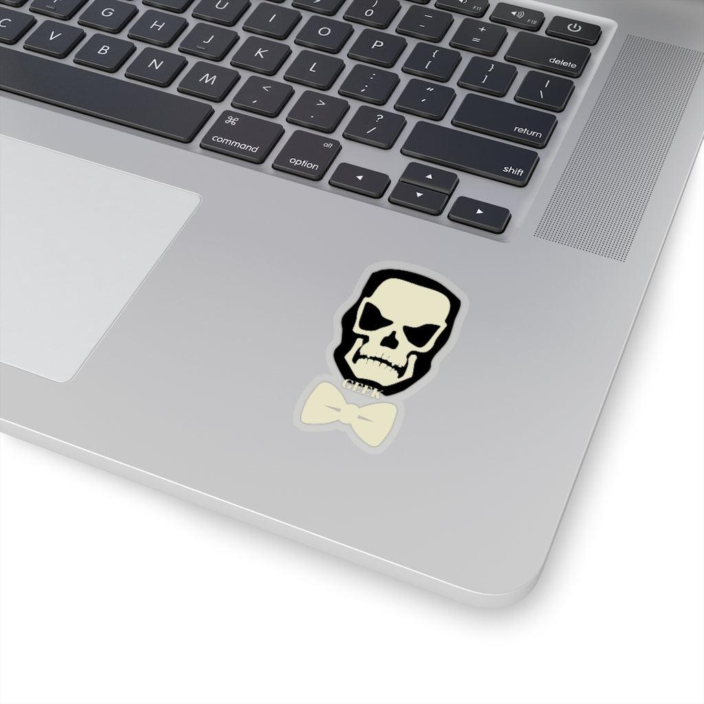 Skull Geek Kiss-Cut Stickers - Domino Zee