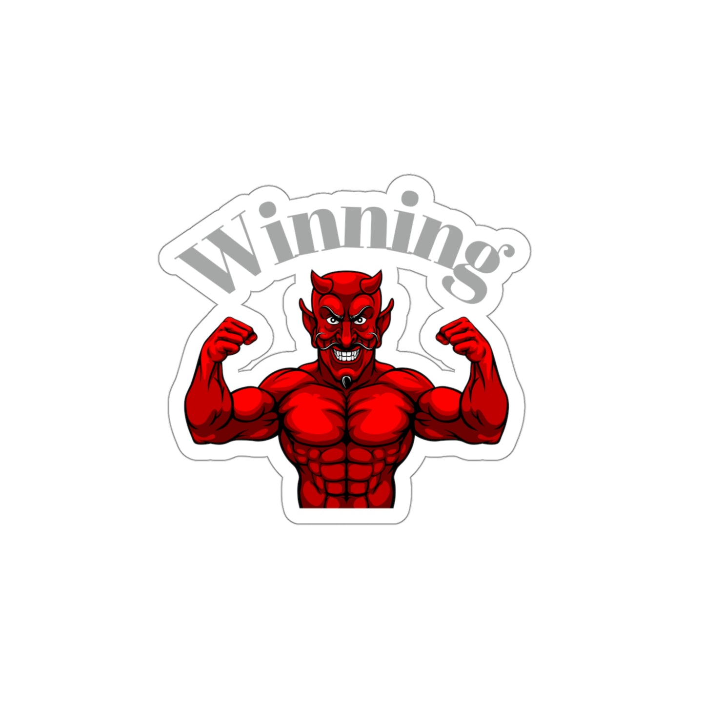 Winning Kiss-Cut Stickers