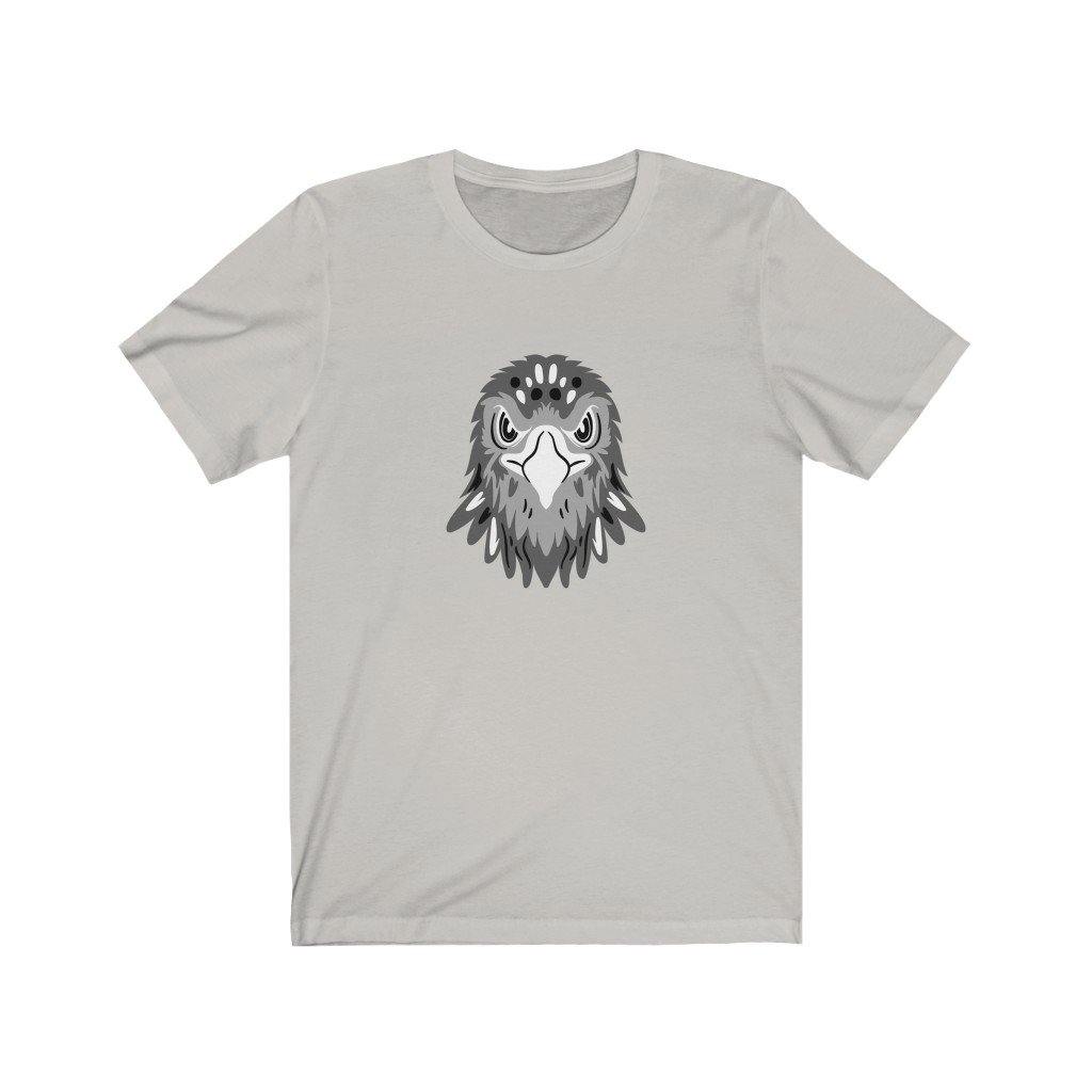 Angry Eagle grey Unisex Jersey Short Sleeve Tee.