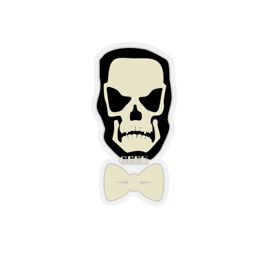 Skull Geek Kiss-Cut Stickers - Domino Zee