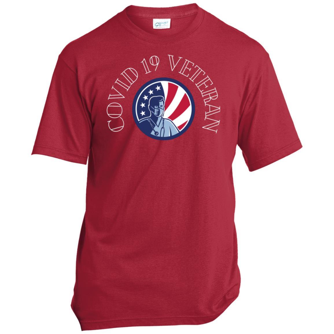 Covid 19 Veteran Made in the USA Unisex T-Shirt - Domino Zee