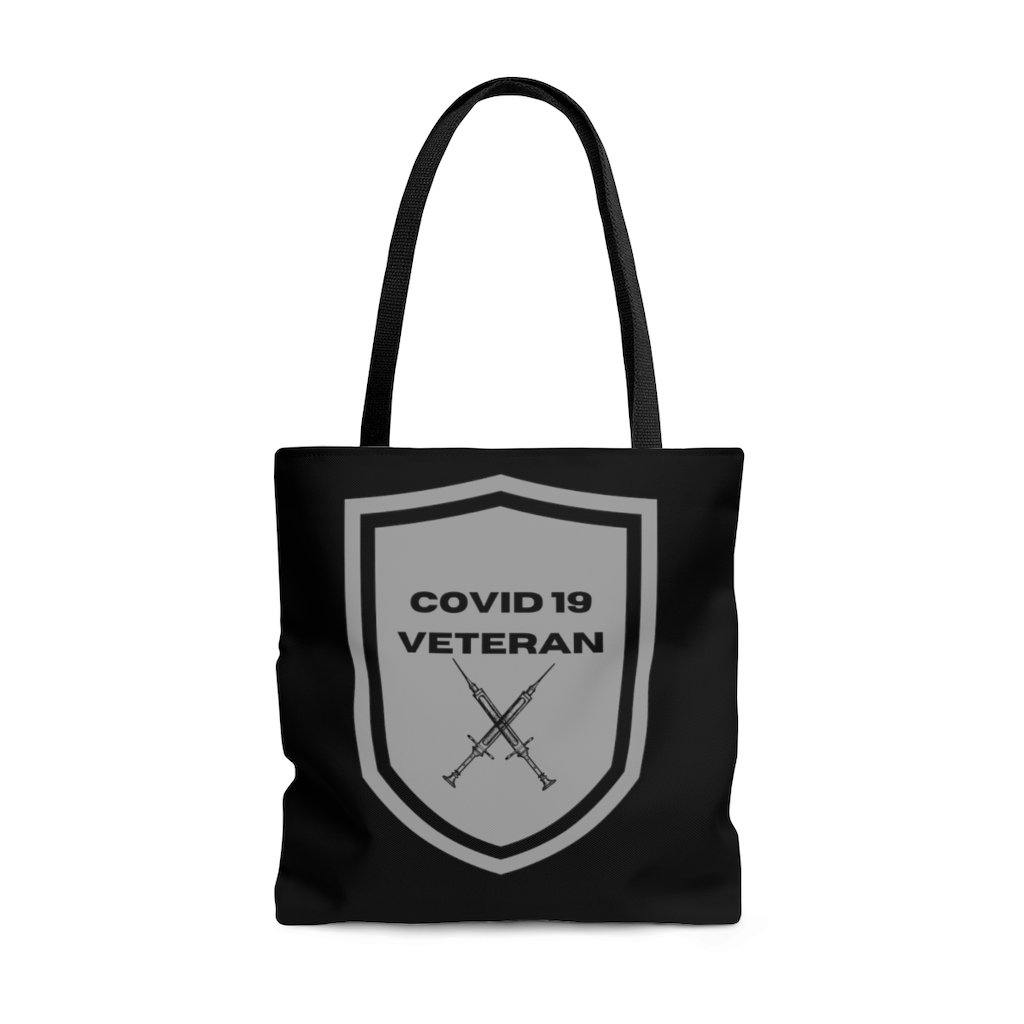 Covid 19 Veteran AOP Tote Bag.