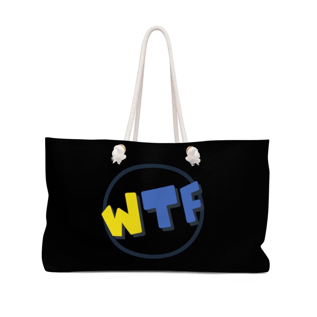 W T F  Weekender Bag - Domino Zee