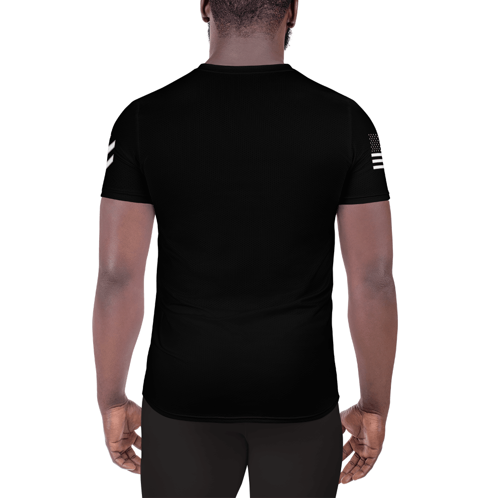 Navy Men's Athletic T-shirt - Domino Zee