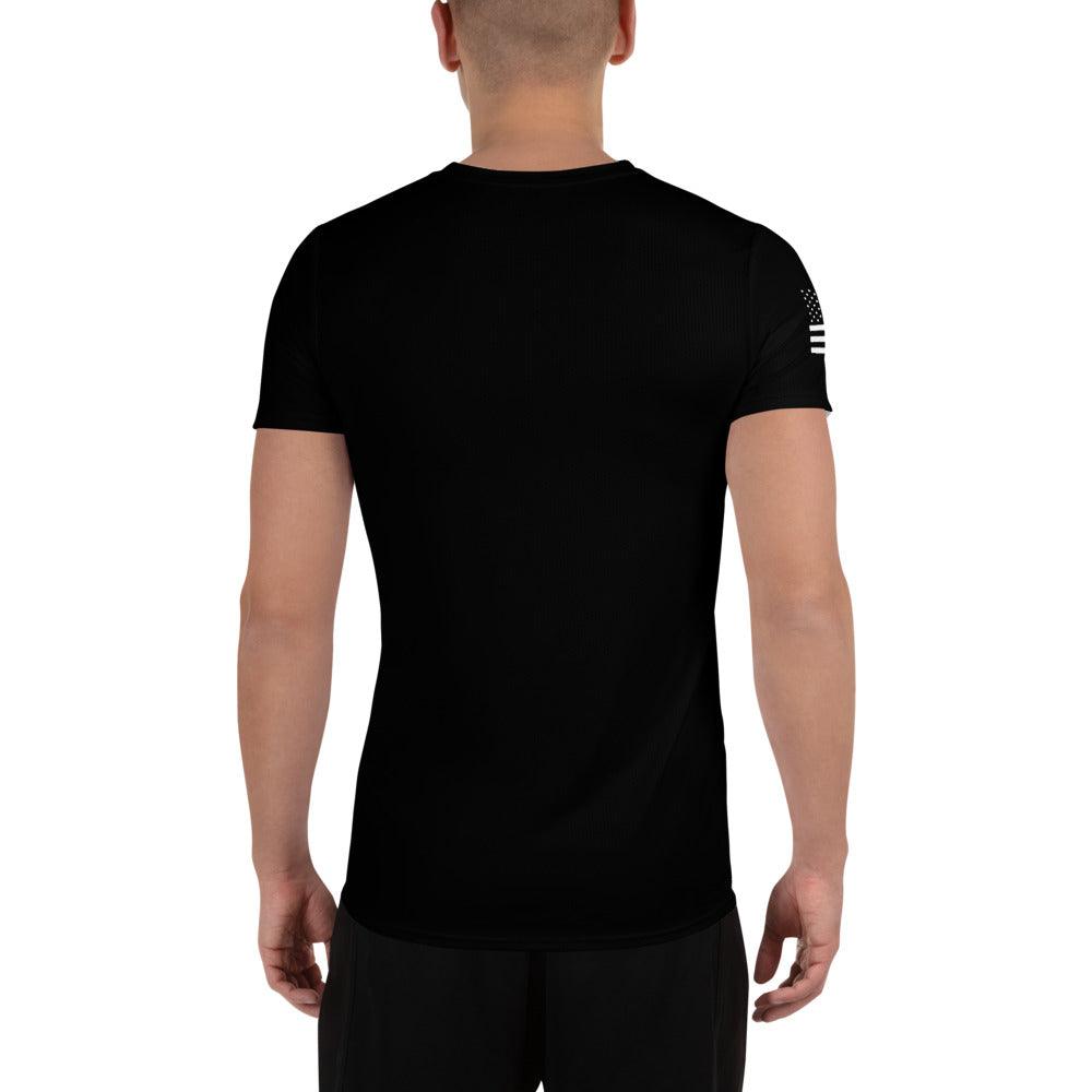 Navy Men's Athletic T-shirt - Domino Zee