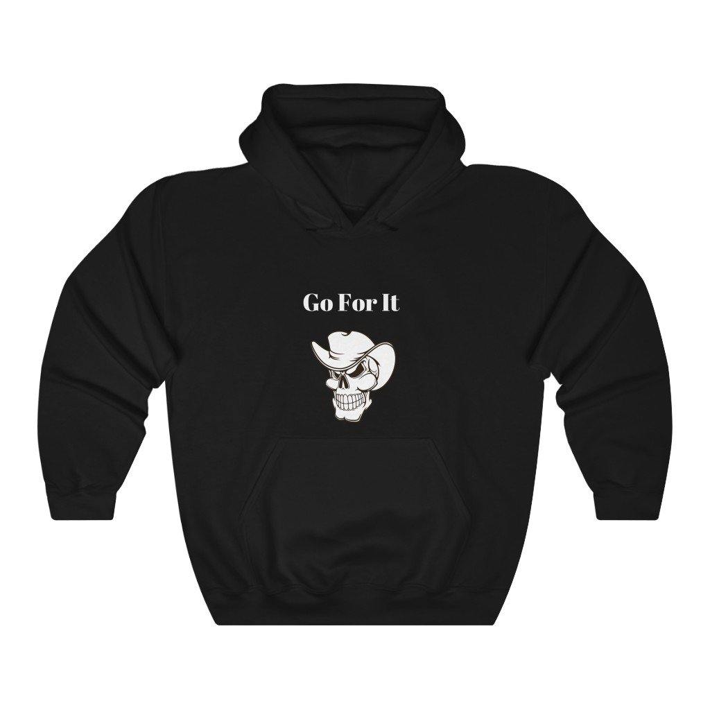 Go For It Unisex Heavy Blend Hooded Sweatshirt.