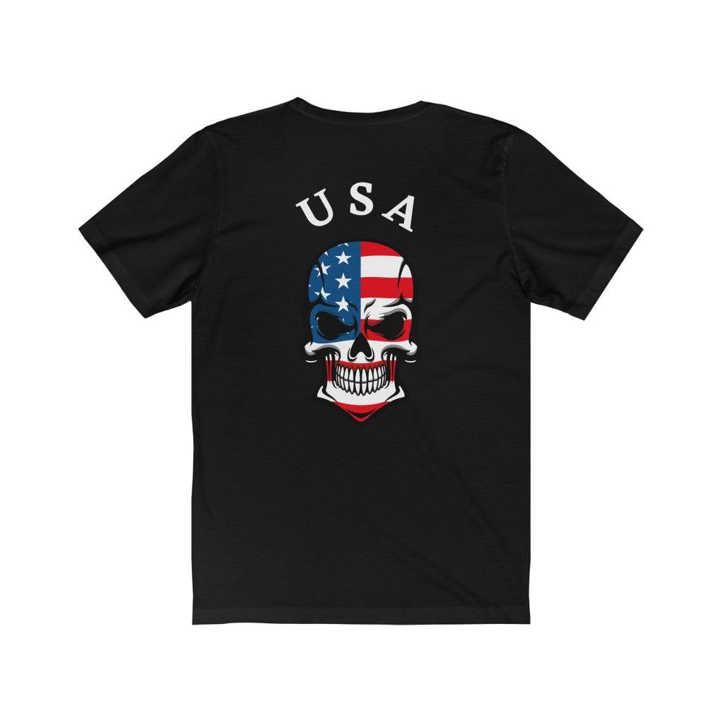 USA Unisex Jersey Short Sleeve Tee - Domino Zee