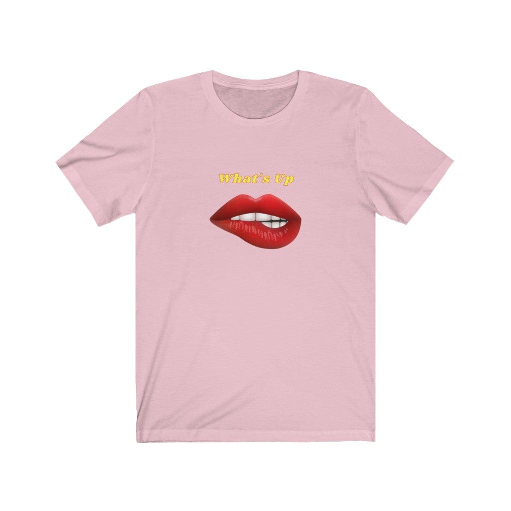 Sexy What's Up Unisex Jersey Short Sleeve Tee - Domino Zee