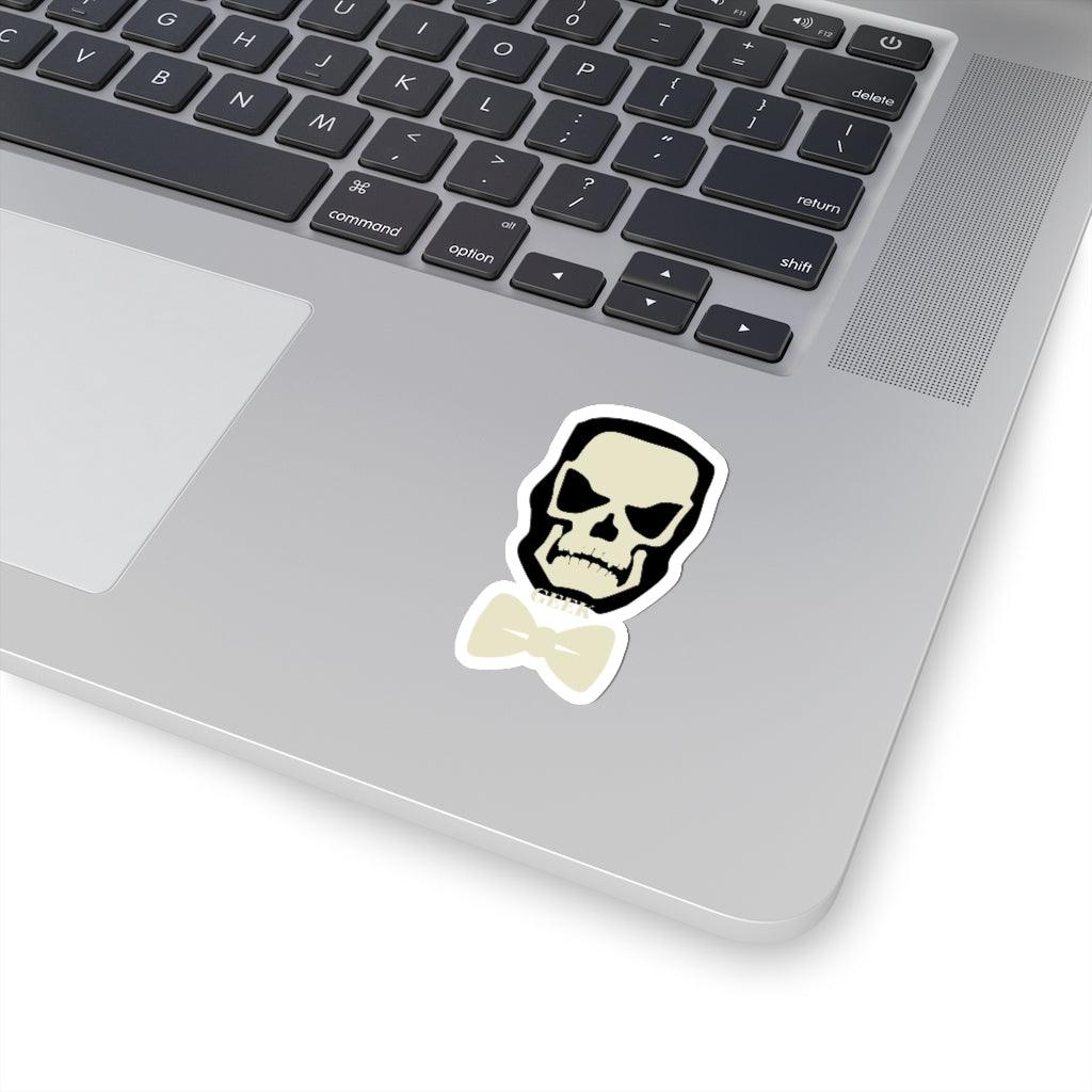 Skull Geek Kiss-Cut Stickers - Domino Zee