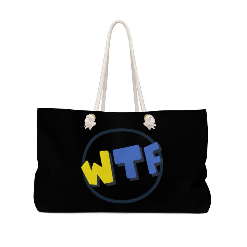 W T F  Weekender Bag - Domino Zee