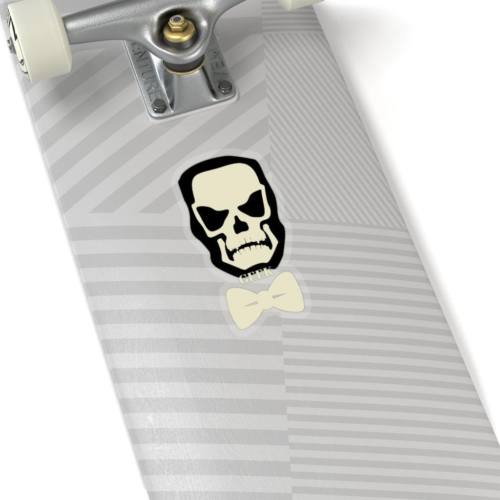 Skull Geek Kiss-Cut Stickers - Domino Zee