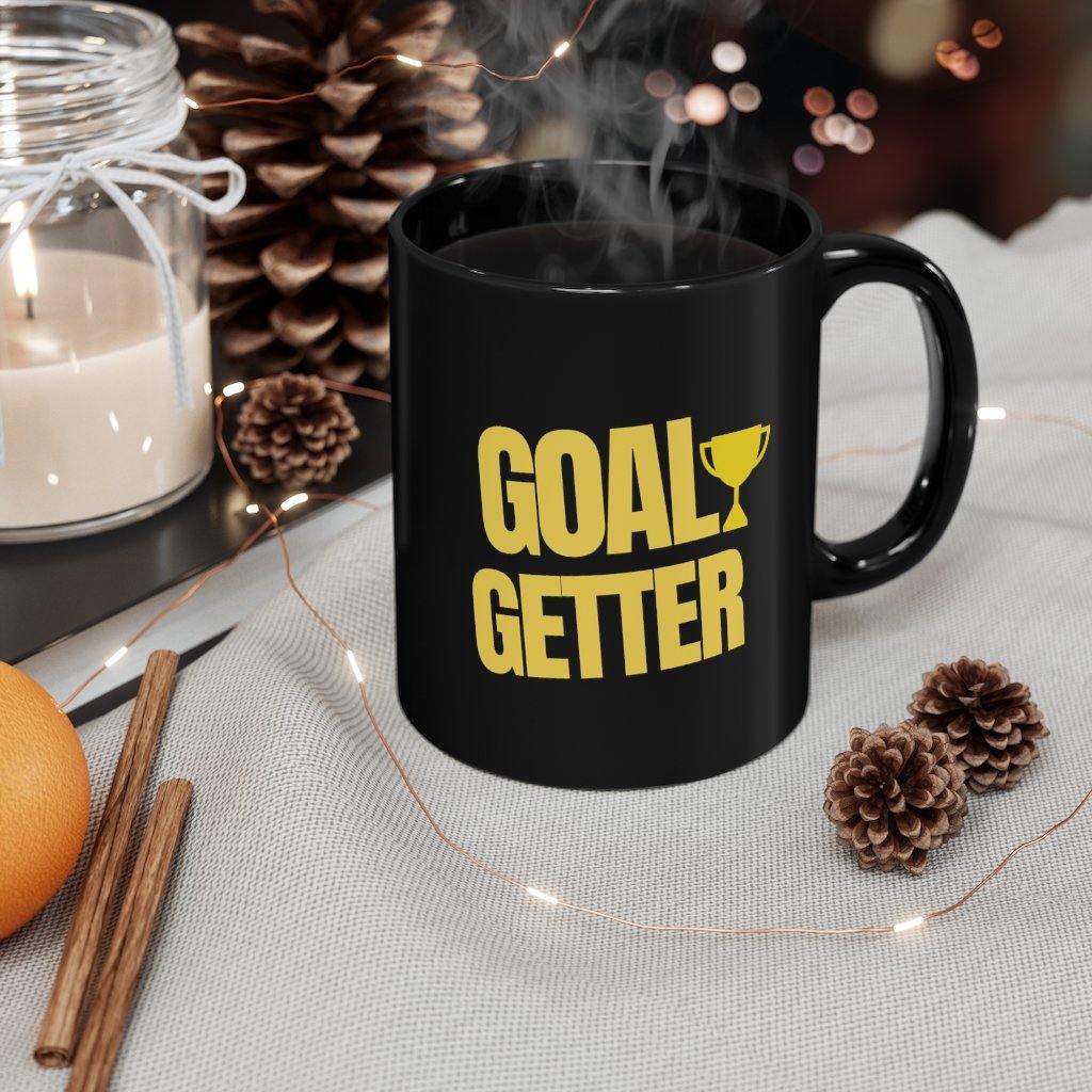 Goal Getter Black mug 11oz.