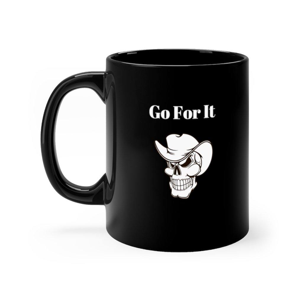 Go for It Black mug 11oz.