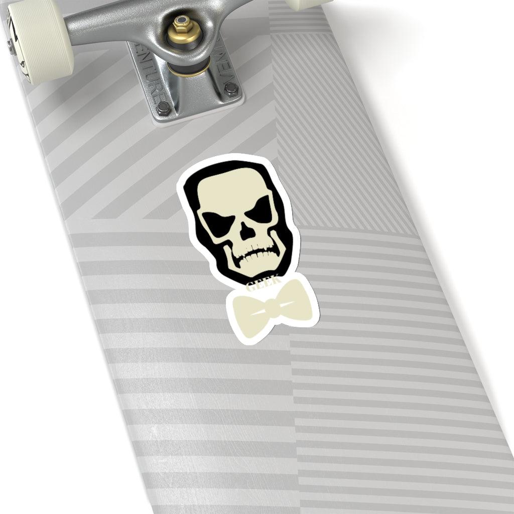 Skull Geek Kiss-Cut Stickers - Domino Zee