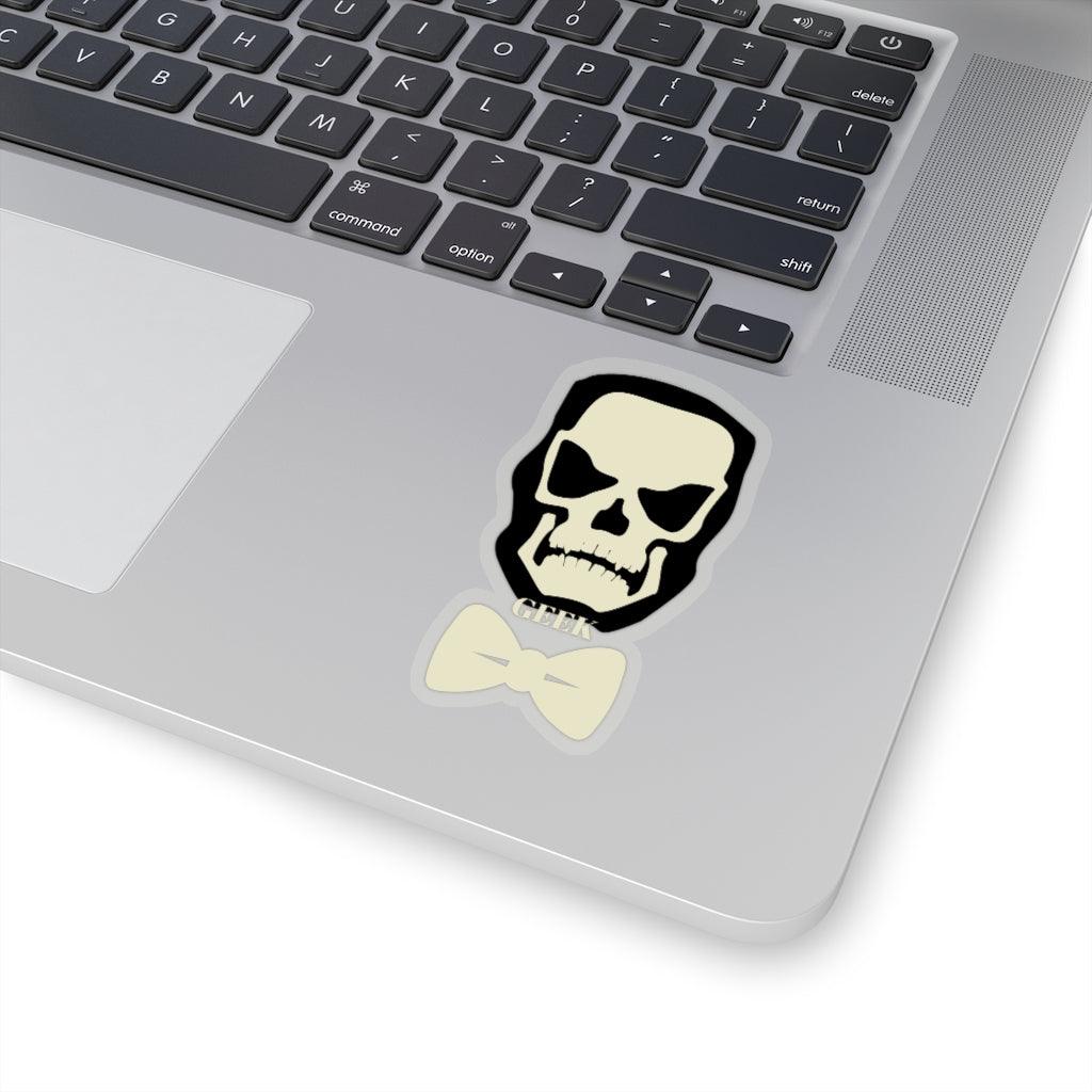 Skull Geek Kiss-Cut Stickers - Domino Zee