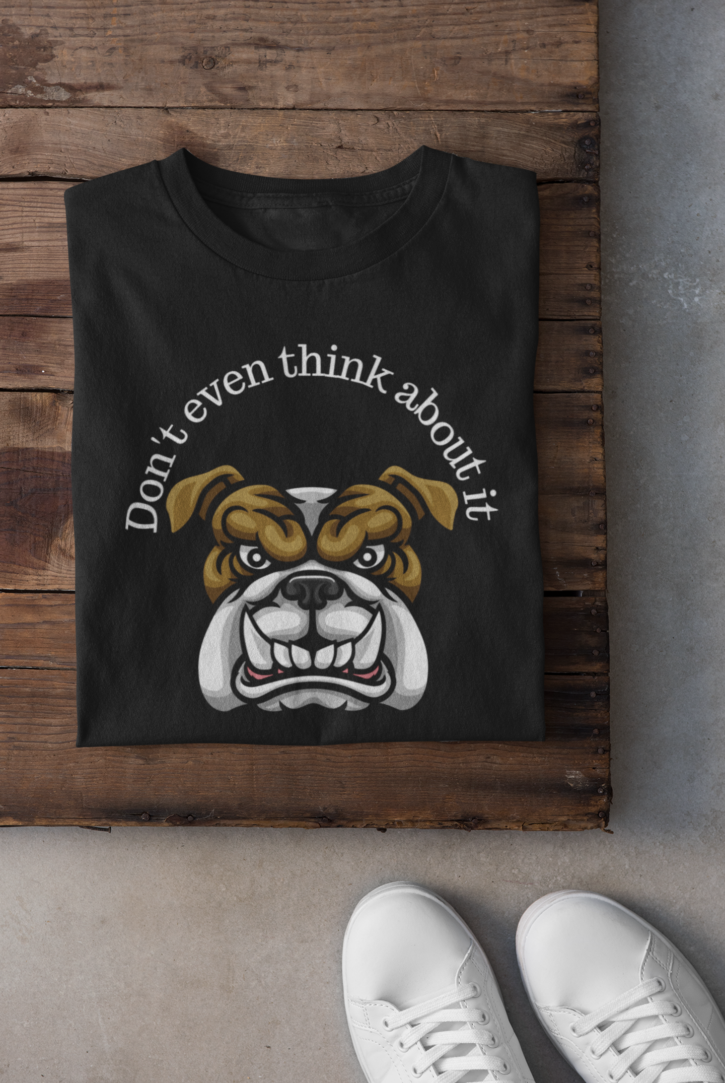 Don't even think about it Unisex Jersey Short Sleeve Tee.