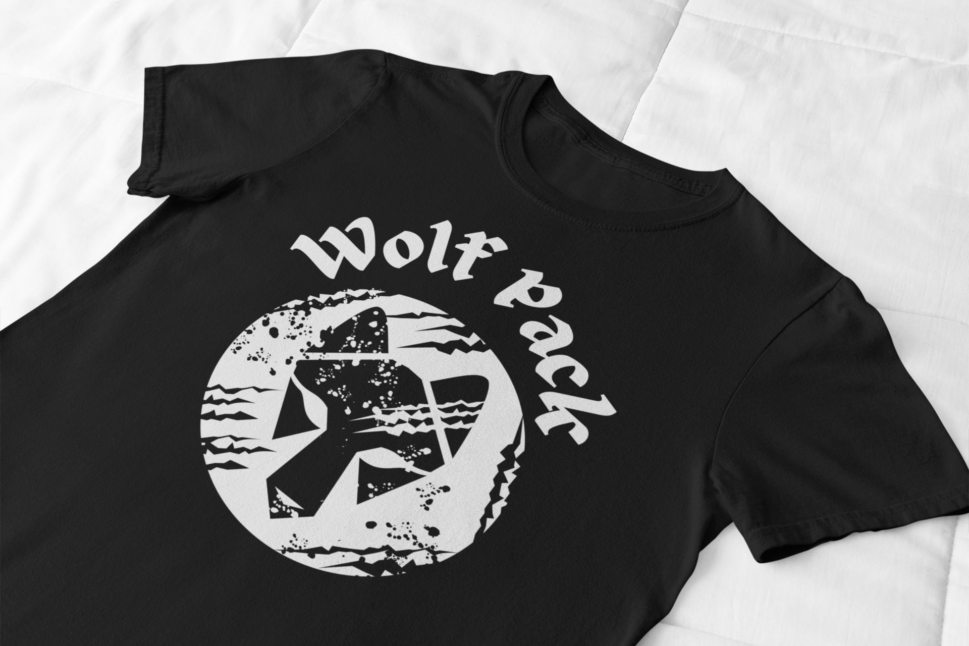 Wolf Pack Unisex Jersey Short Sleeve Tee - Domino Zee