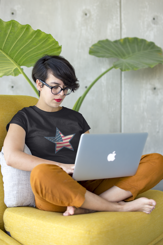 Star Flag Unisex Jersey Short Sleeve Tee.