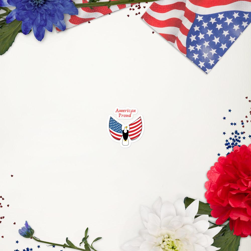 AMERICAN PROUD Bubble-free stickers - Domino Zee