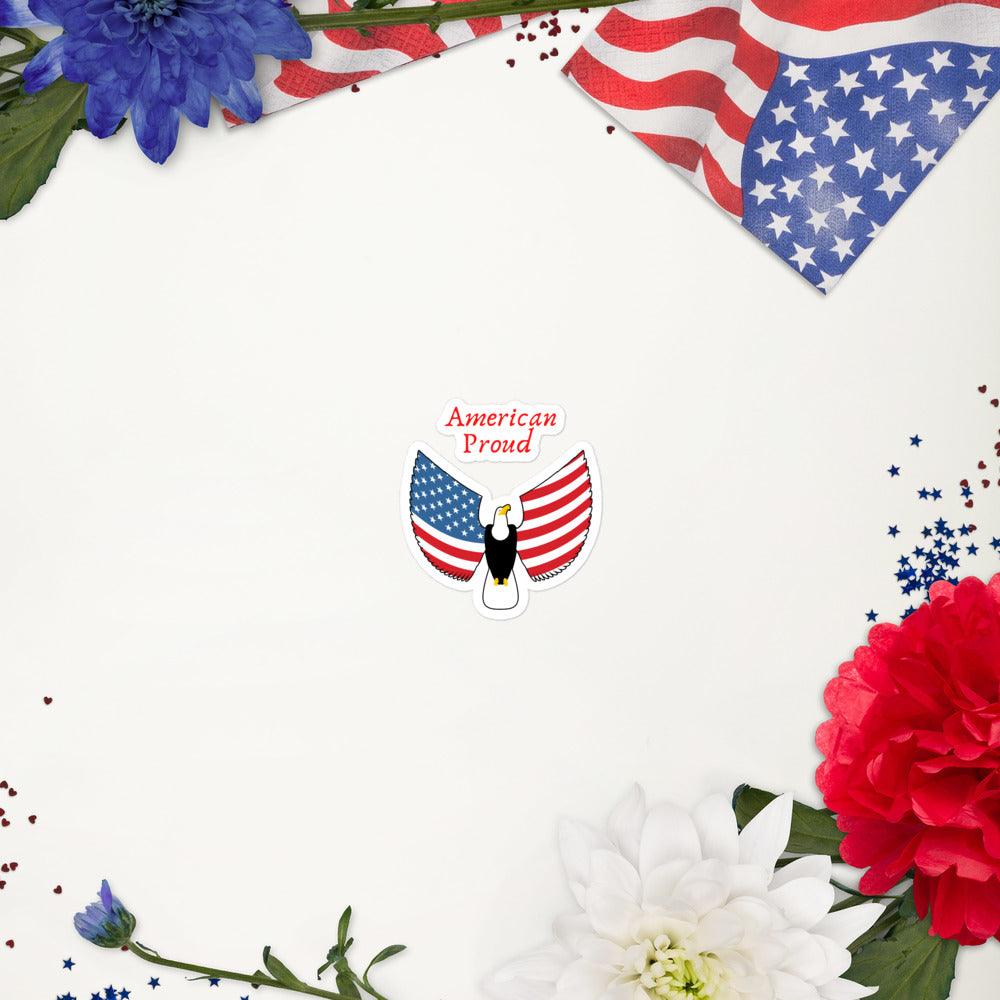 AMERICAN PROUD Bubble-free stickers - Domino Zee