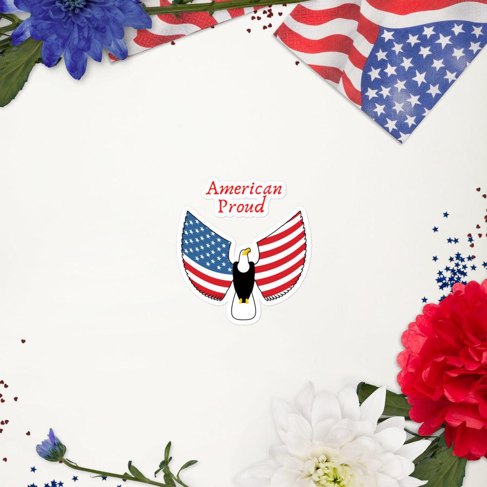 AMERICAN PROUD Bubble-free stickers - Domino Zee