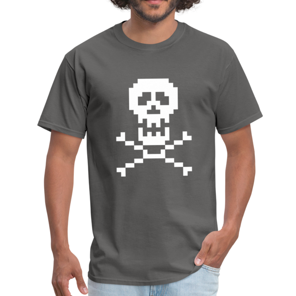 Pixel Skull & Cross Bones Unisex Classic T-Shirt.