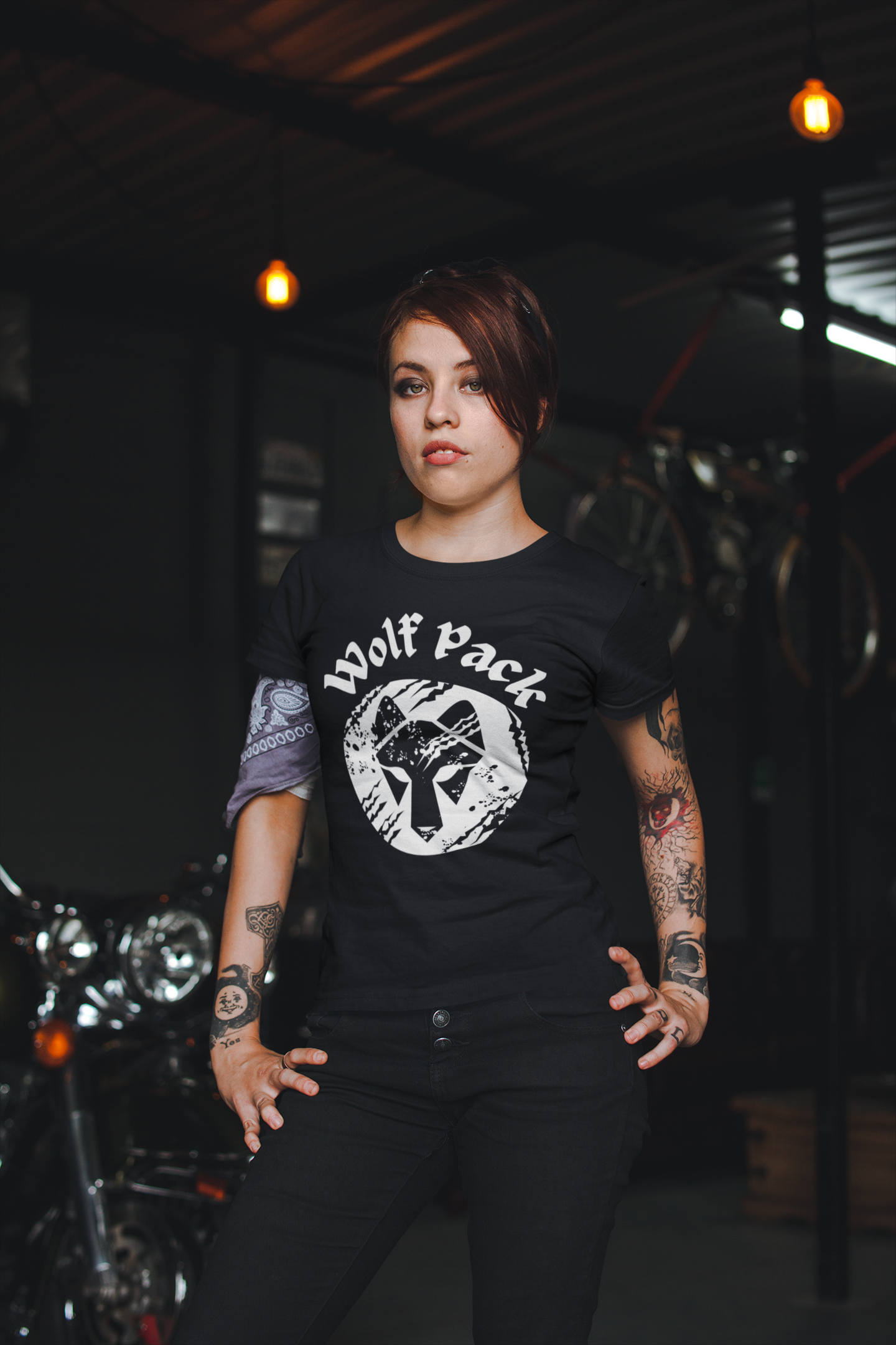 Wolf Pack Unisex Jersey Short Sleeve Tee - Domino Zee