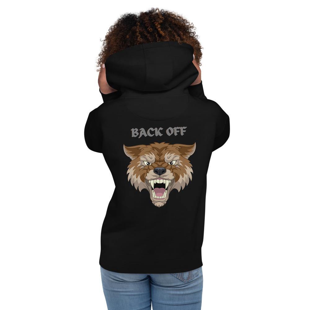 Back Off Unisex Hoodie - Domino Zee